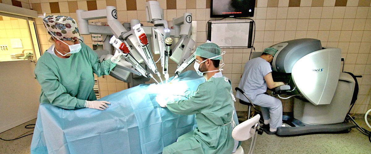 We perform robotic assisted surgeries